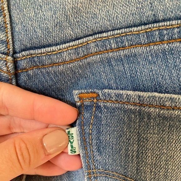 Vintage Y2K Levi’s Eco Green White Tag Low Mid Rise Bootcut Jeans - Picture 5 of 7